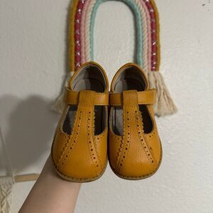 Livie and Luca Mustard Yellow Mary Janes